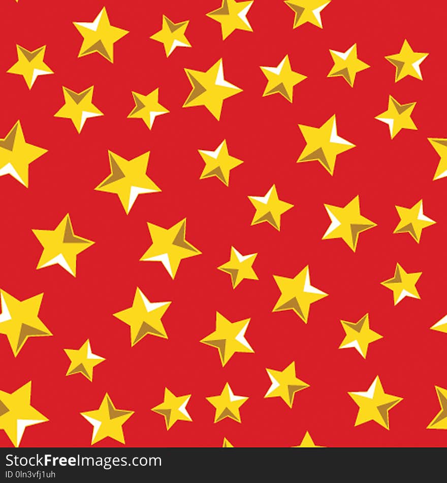 Yellow, Pattern, Star, Design