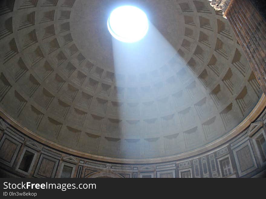 Dome, Landmark, Ceiling, Daylighting