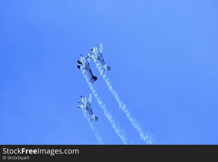 Sky, Air Show, Aerobatics, Aviation