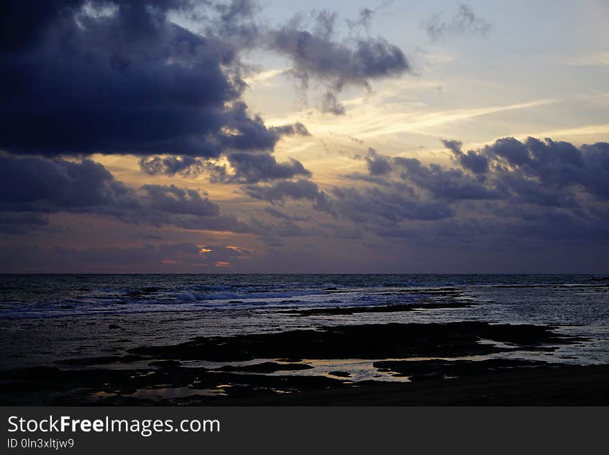 Sea, Sky, Horizon, Ocean