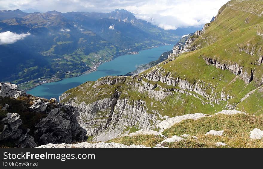 Tarn, Ridge, Mountain, Wilderness