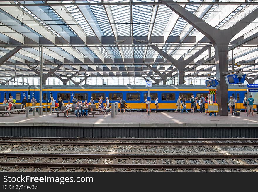 Train Station, Track, Structure, Steel