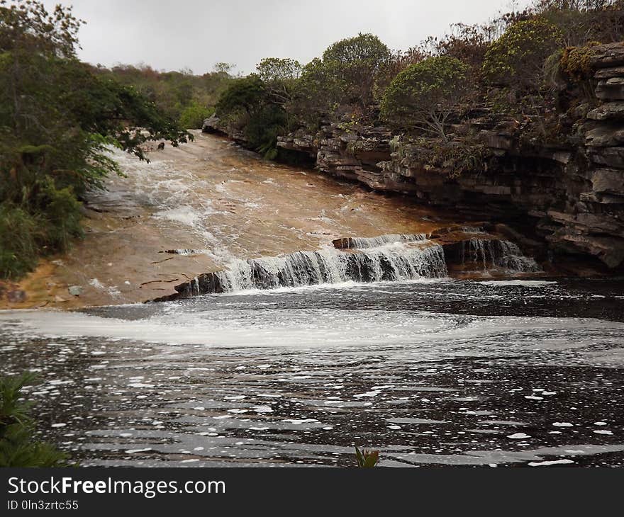 Waterfall, Water, Body Of Water, Water Resources