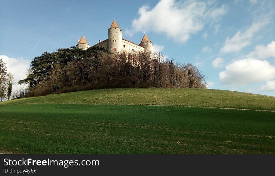 Sky, Grassland, Grass, Historic Site