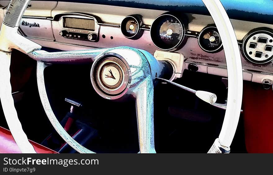 Car, Motor Vehicle, Steering Part, Steering Wheel