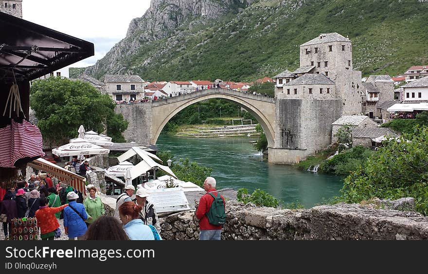 Town, Arch Bridge, Tourism, Bridge