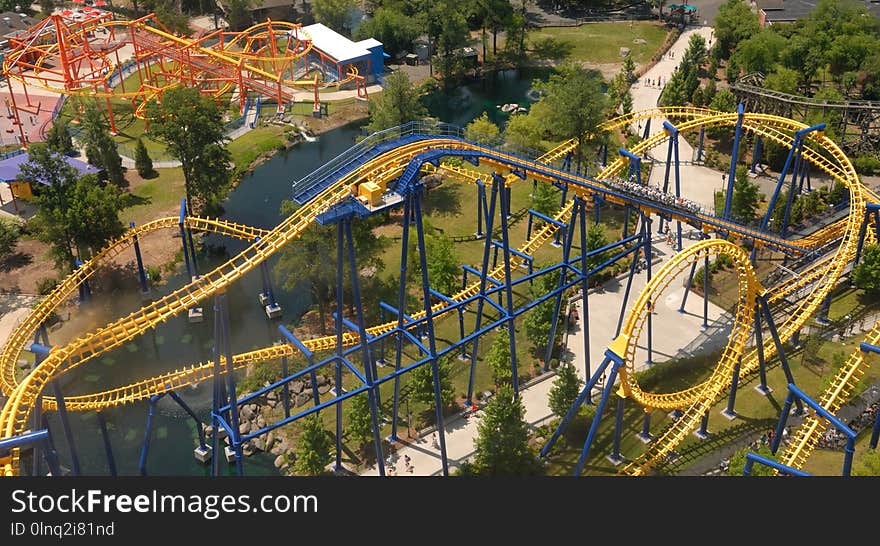 Amusement Park, Amusement Ride, Roller Coaster, Park
