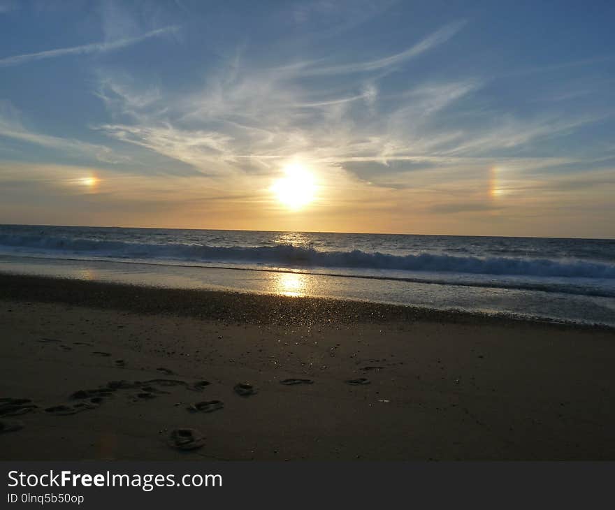 Sea, Sky, Horizon, Body Of Water