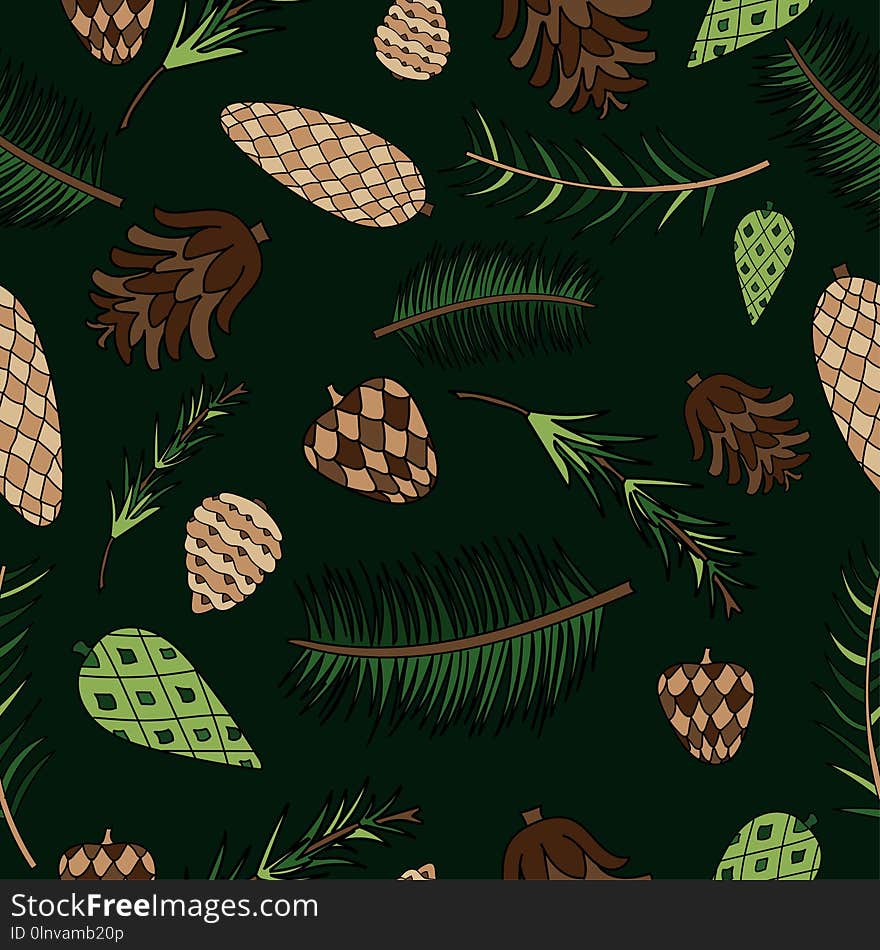 Needles seamless pattern. Vector illustration. Needles seamless pattern. Vector illustration