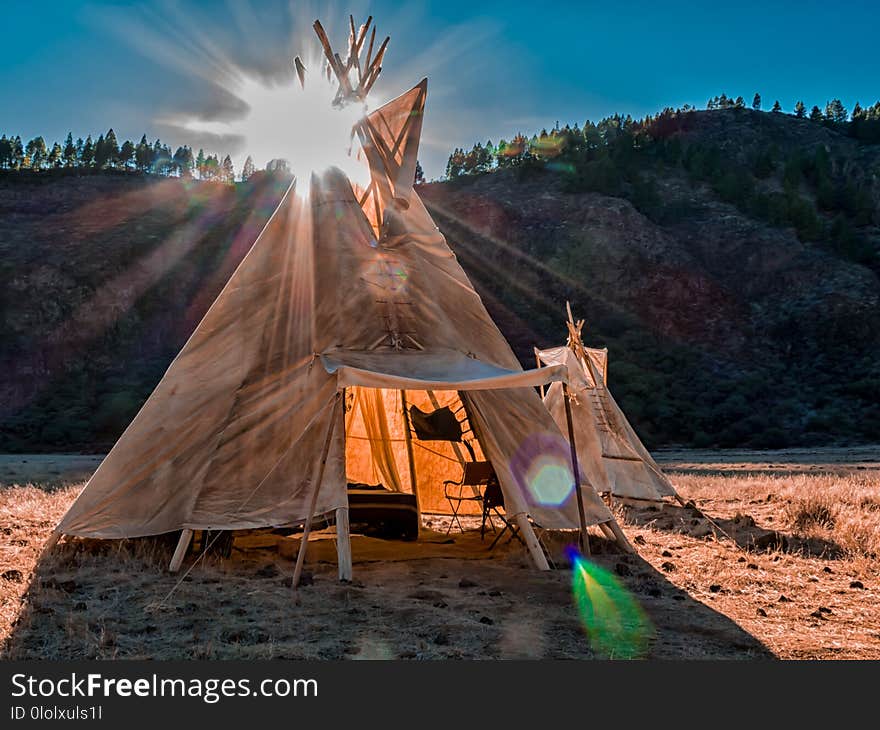 American Native Tent Camp Teepees