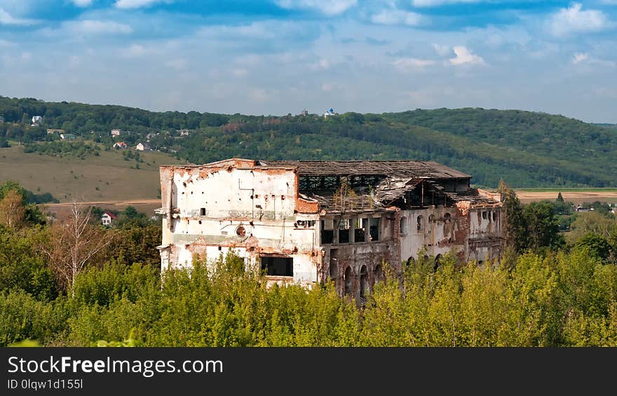 Village, Mountain Village, Historic Site, Sky