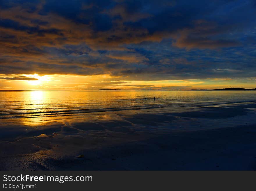 Horizon, Sky, Sea, Calm