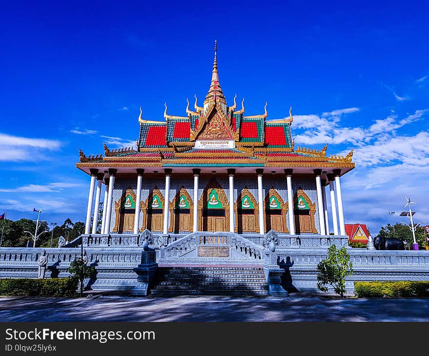 Chinese Architecture, Landmark, Sky, Tourist Attraction