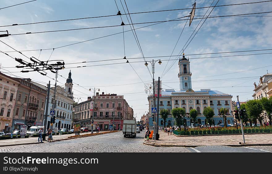 Town, Sky, Neighbourhood, City