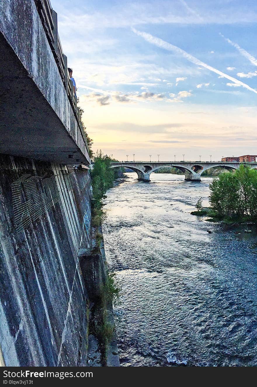 Sky, Water, Waterway, River