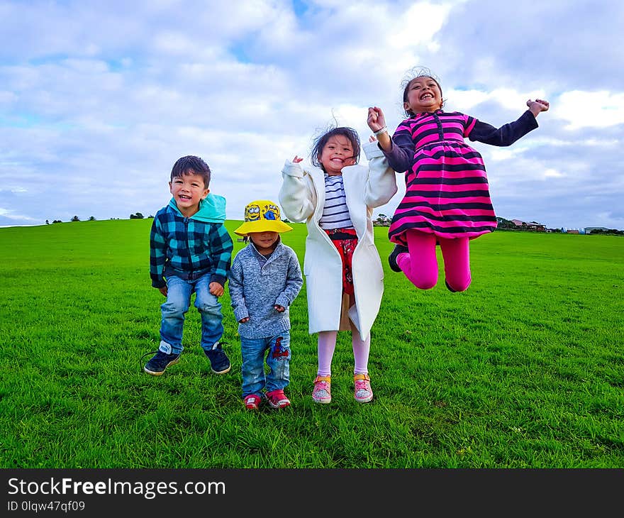 People, Blue, Child, Nature