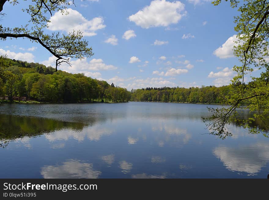 Reflection, Water, Nature, Lake