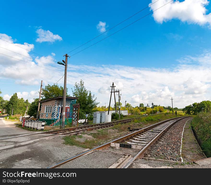 Track, Transport, Sky, Rail Transport