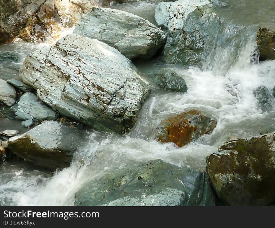 Water, Stream, Body Of Water, Watercourse