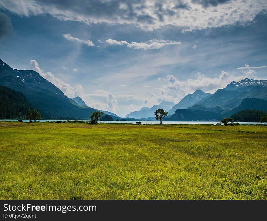 Grassland, Highland, Nature, Sky