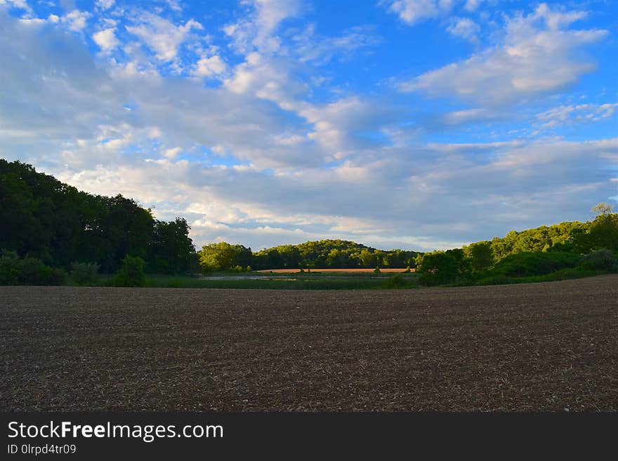 Sky, Cloud, Field, Horizon