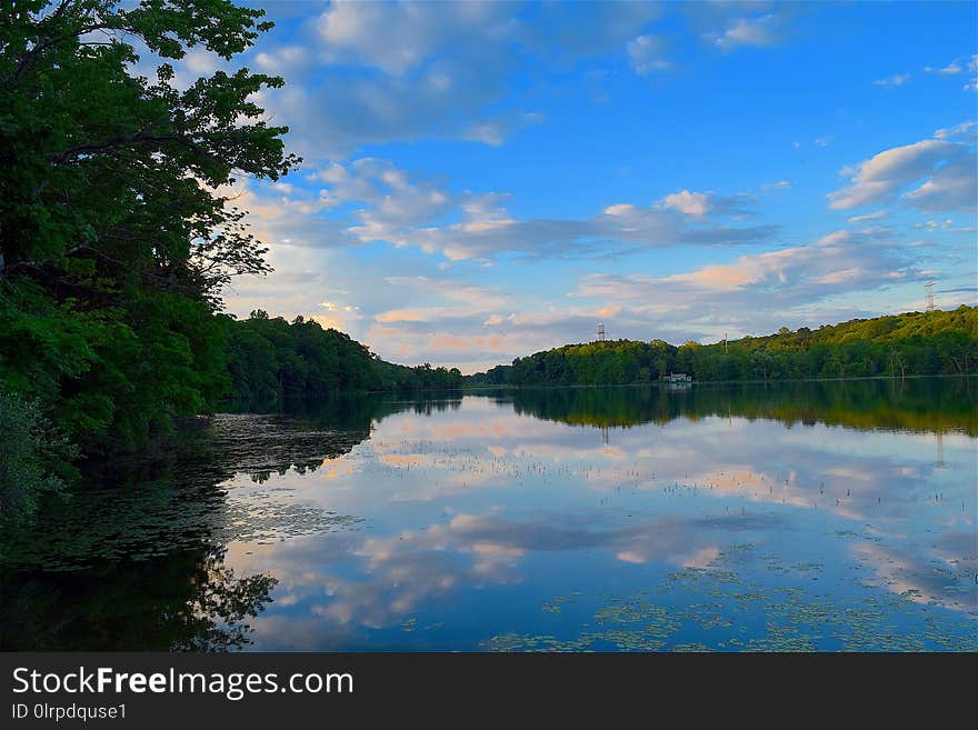 Reflection, Sky, Water, Nature