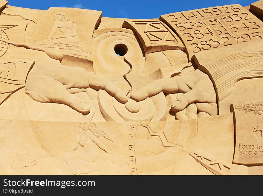 Sand, Relief, Sculpture, Ancient History