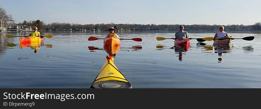 Waterway, Boat, Sea Kayak, Oar