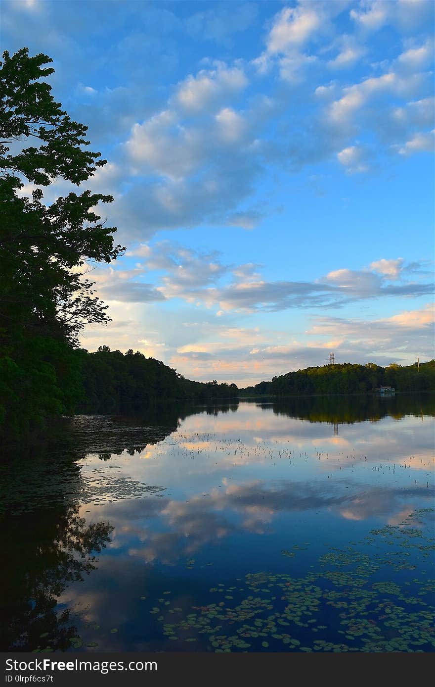 Reflection, Sky, Water, Nature