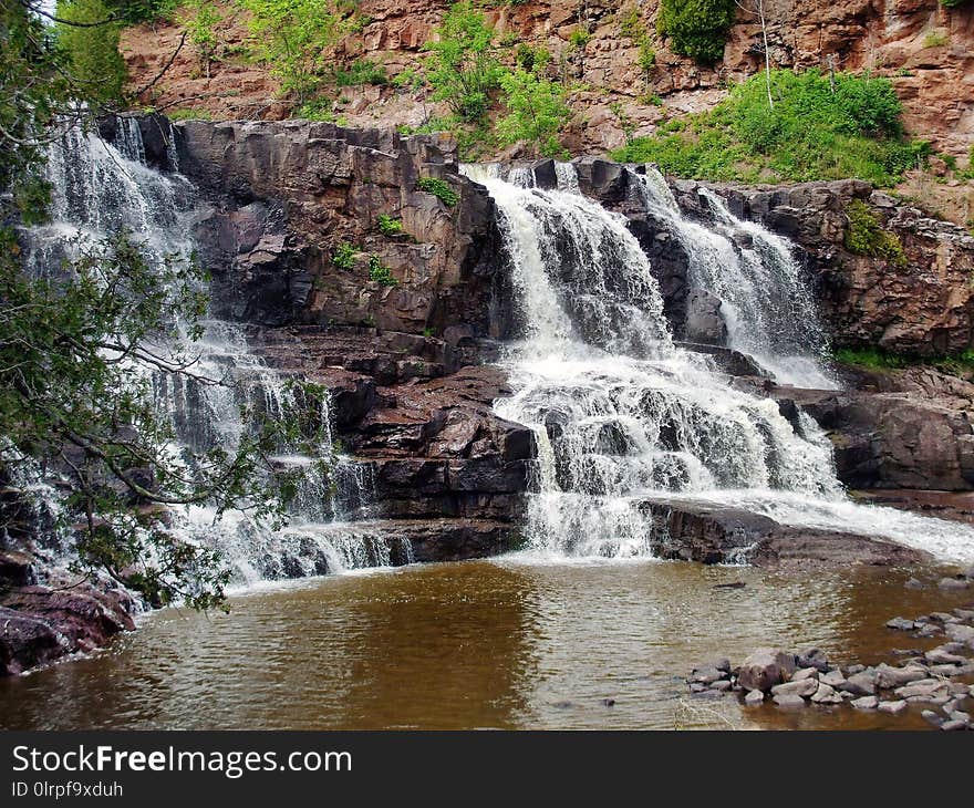 Waterfall, Water, Body Of Water, Nature Reserve