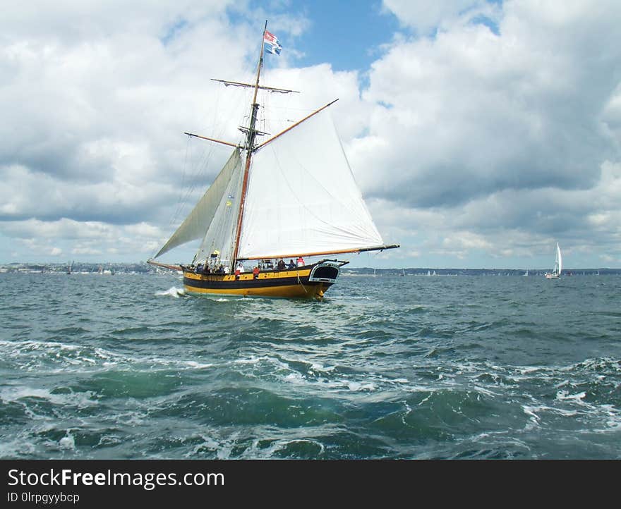 Sailing Ship, Tall Ship, Schooner, Brigantine