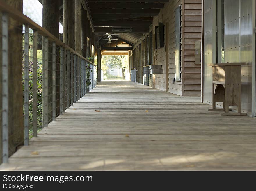 Structure, Walkway, Wood, Floor