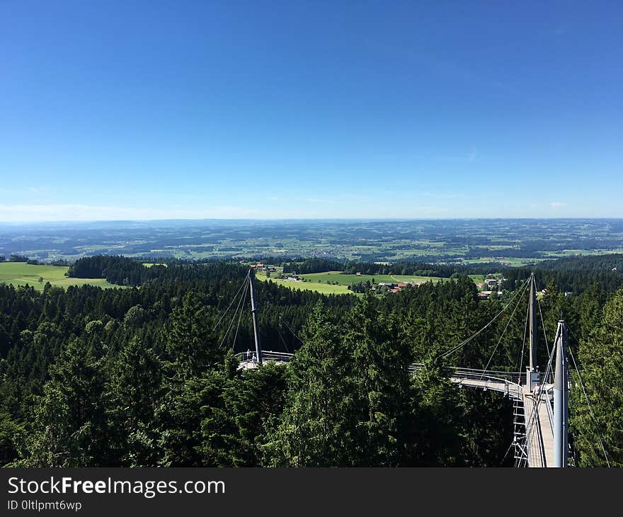 Sky, Tree, Mountain, Horizon