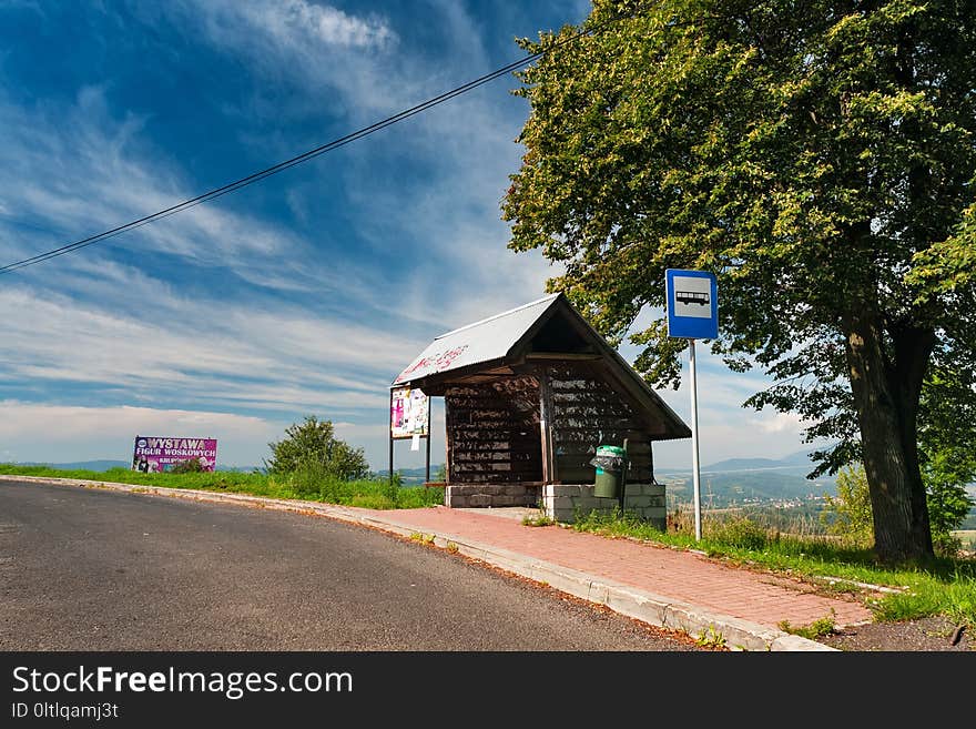 Nature, Sky, Road, Infrastructure
