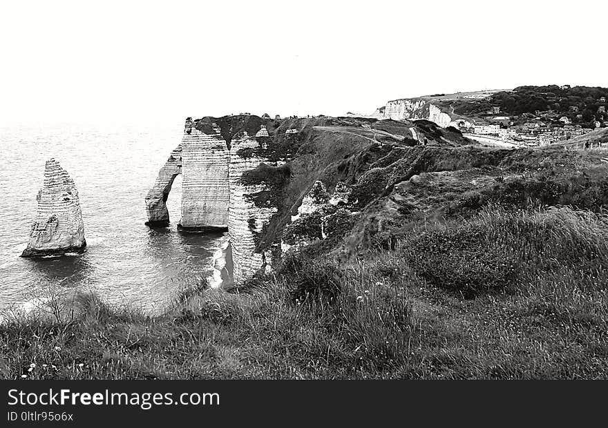 Black And White, Monochrome Photography, Rock, Monochrome