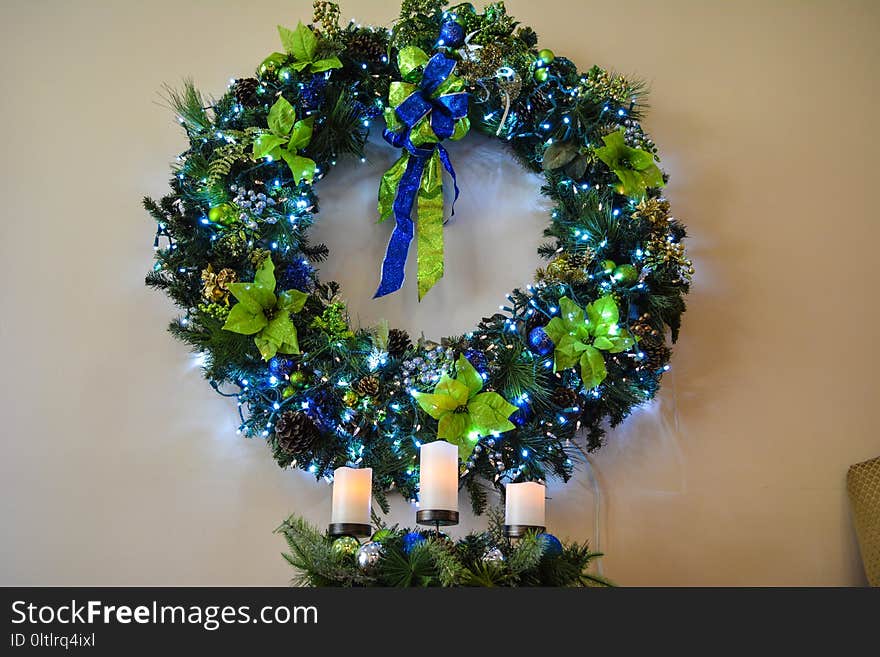 Christmas Decoration, Wreath, Decor, Tree