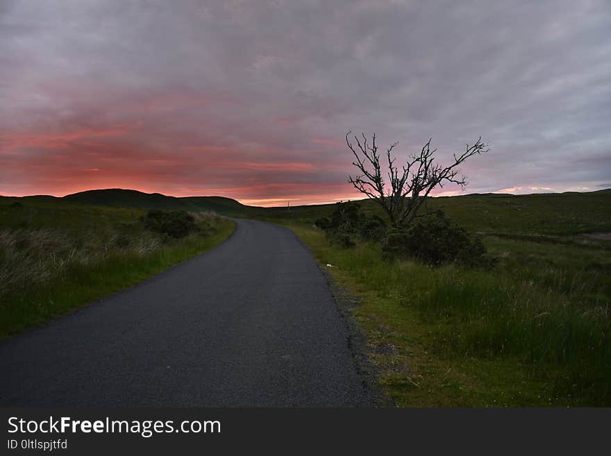 Road, Sky, Cloud, Horizon