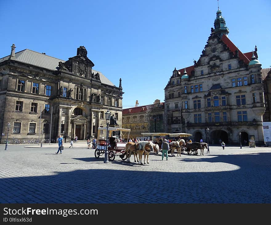 Town, Town Square, Plaza, Landmark