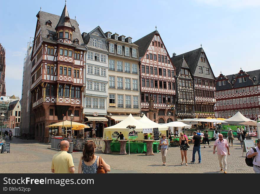 Town, City, Marketplace, Tourism