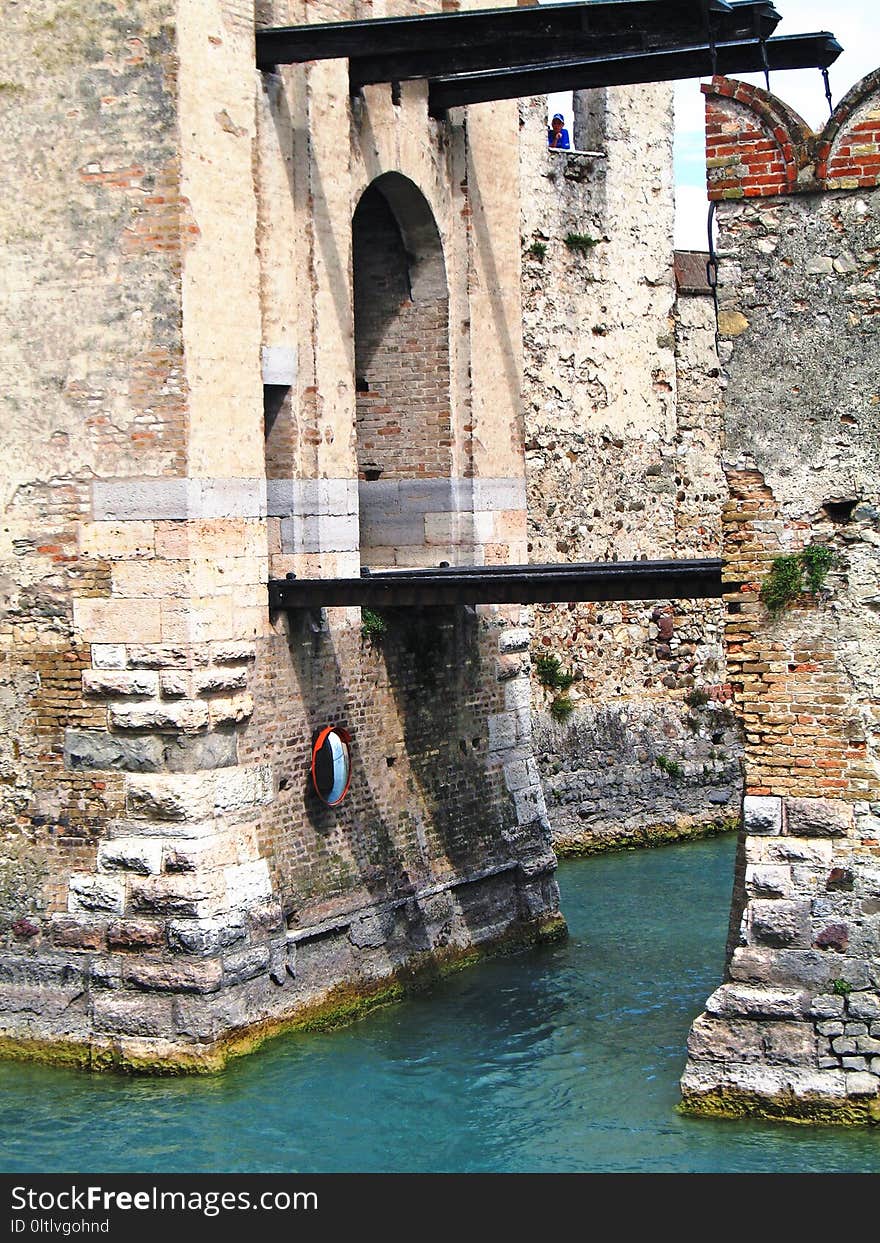 Water, Waterway, Wall, Bridge