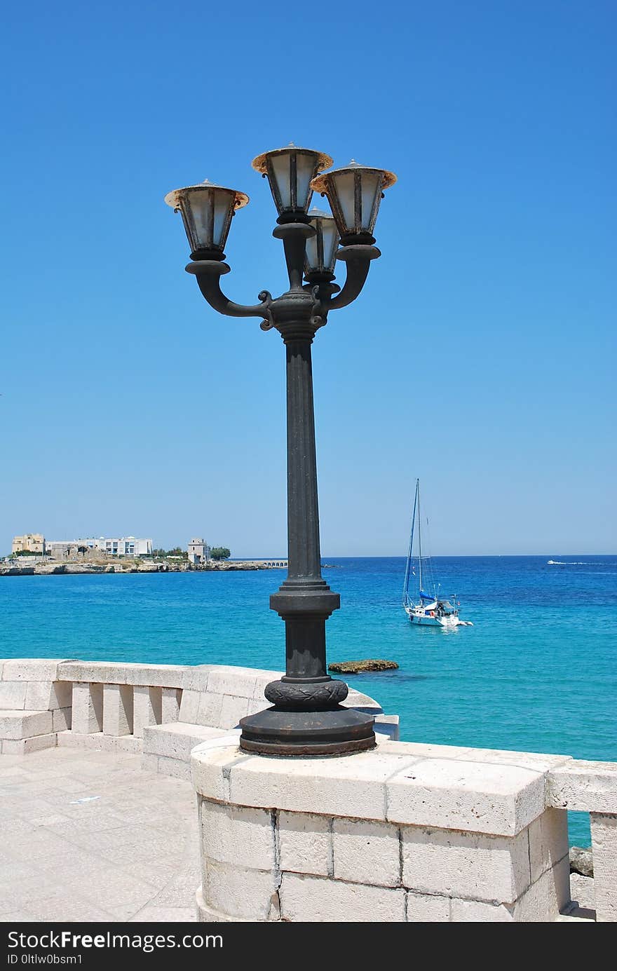 Light Fixture, Sea, Sky, Street Light