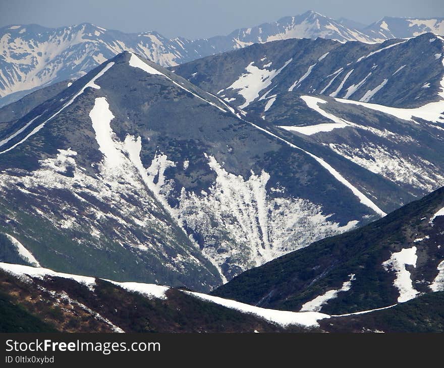 Mountainous Landforms, Mountain Range, Mountain Pass, Ridge