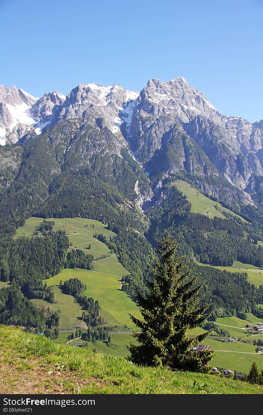 Mountainous Landforms, Mountain Range, Mountain, Nature