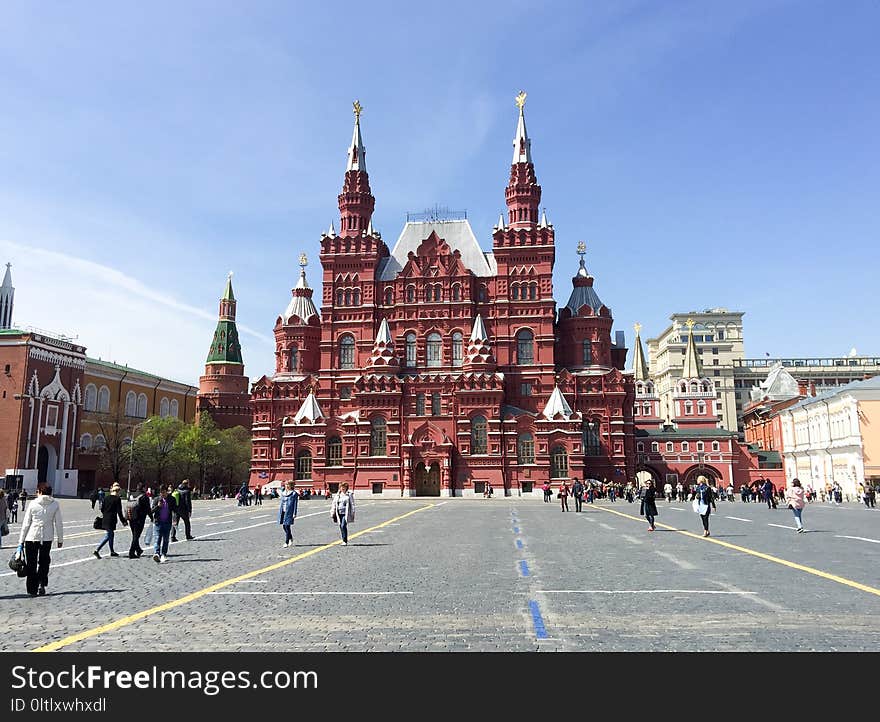 Landmark, Town, Town Square, Plaza