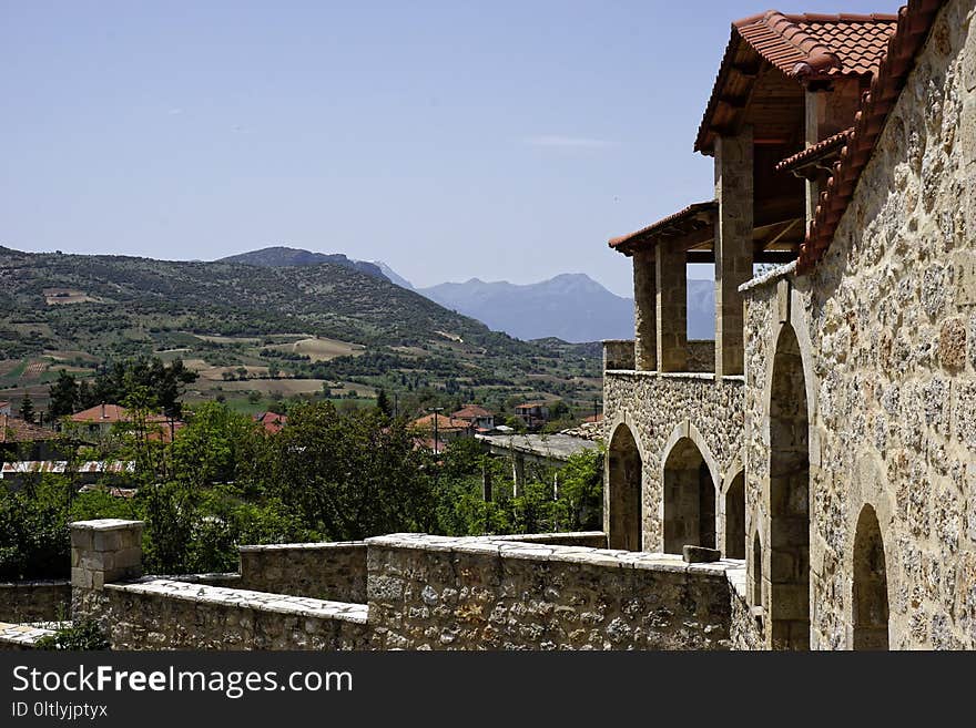 Sky, Property, Wall, Village