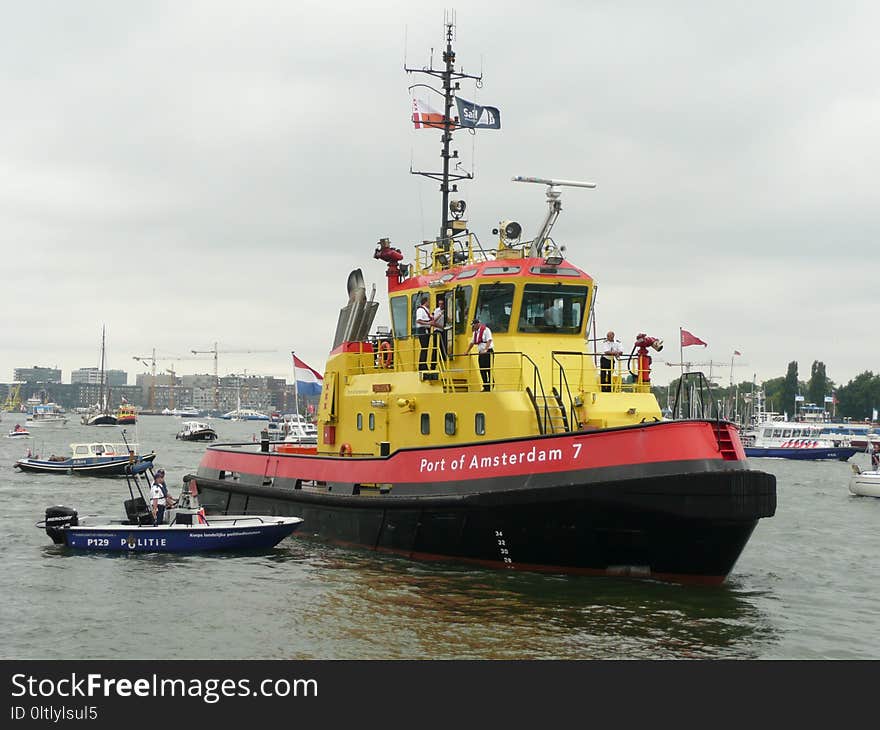 Water Transportation, Tugboat, Waterway, Watercraft