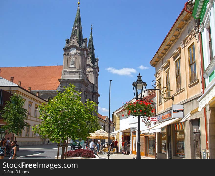 Town, City, Neighbourhood, Sky