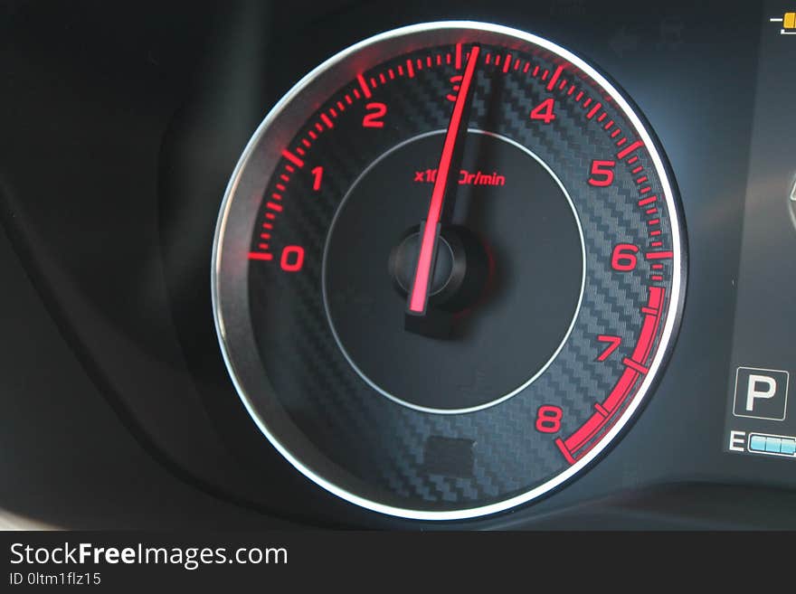 Car, Motor Vehicle, Speedometer, Gauge