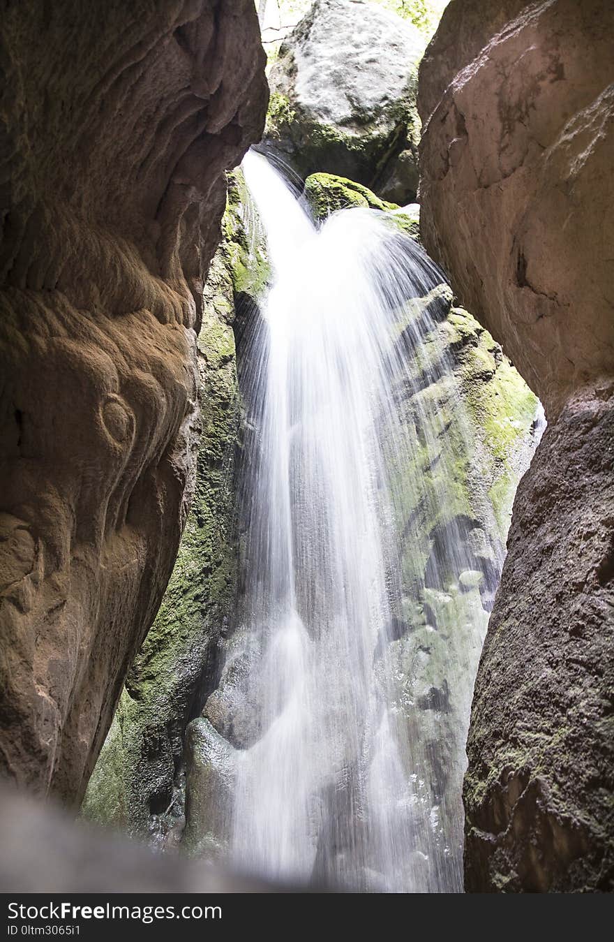 Waterfall, Water, Nature, Body Of Water