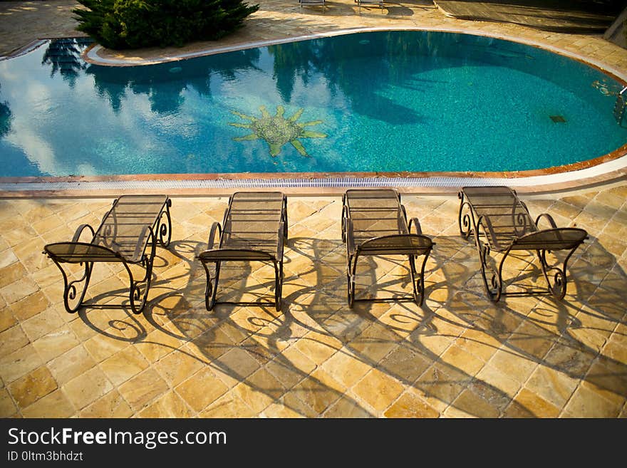 Swimming Pool, Furniture, Sunlounger, Outdoor Furniture